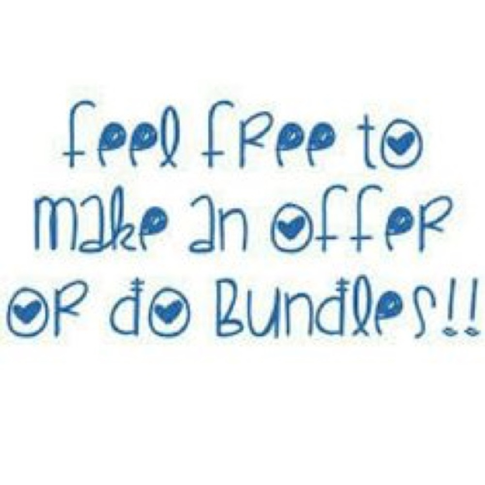 Feel free to make me an offer or do bundles!!